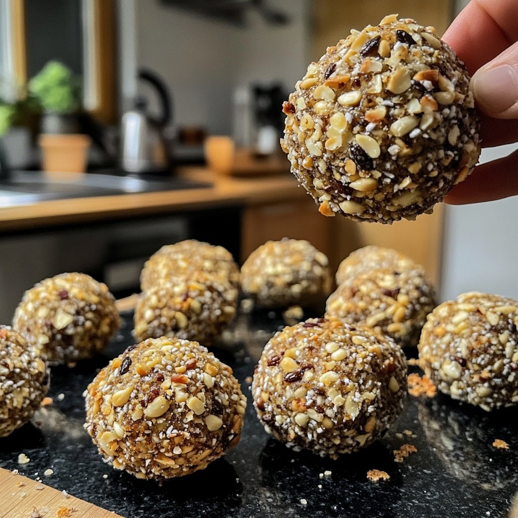 Protein Bällchen mit Hafermehl