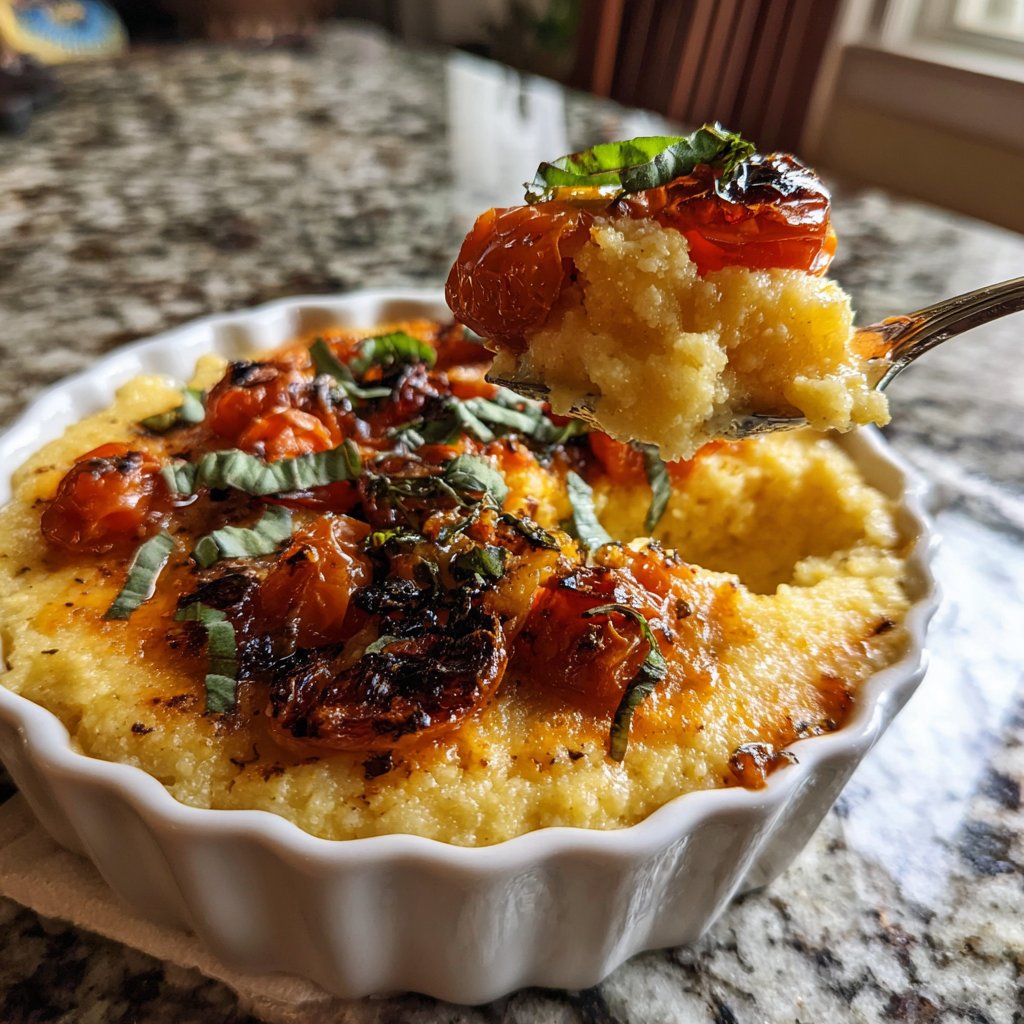 Polenta mit Ofentomaten