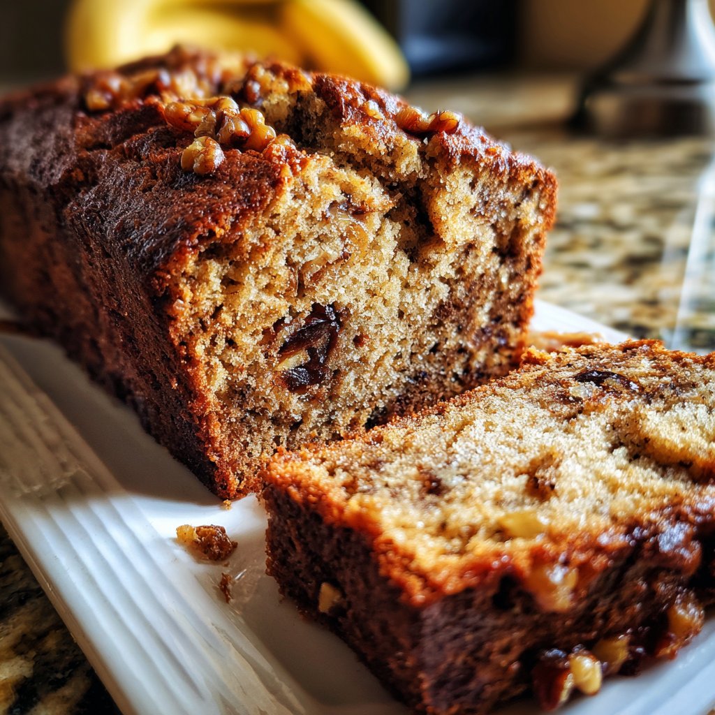 Bananenbrot mit Walnüssen