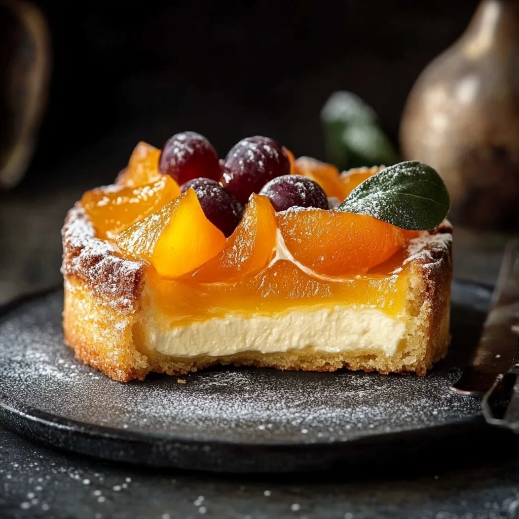 Aprikosen Quark Kuchen