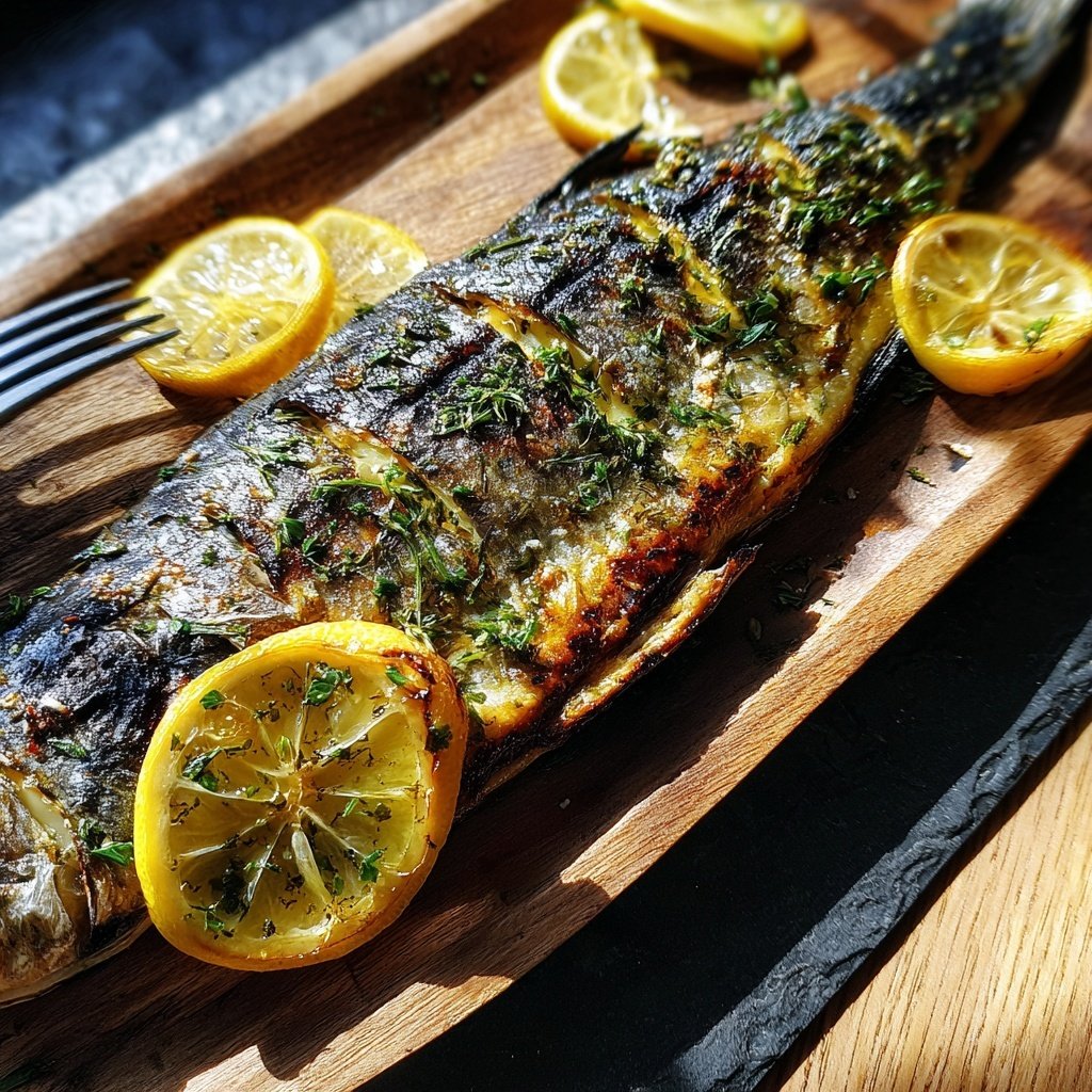 Gesund & Leicht Zitronen-Gegrillter Fisch