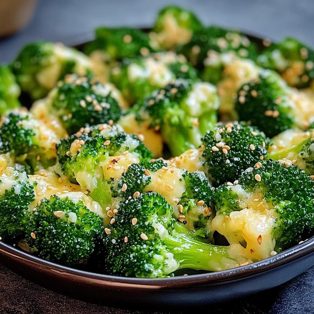 Knoblauch Parmesan Brokkoli