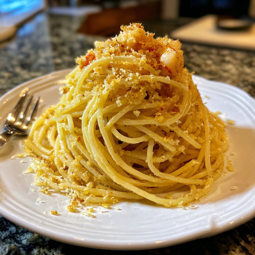 Spaghetti mit Hummerbutter