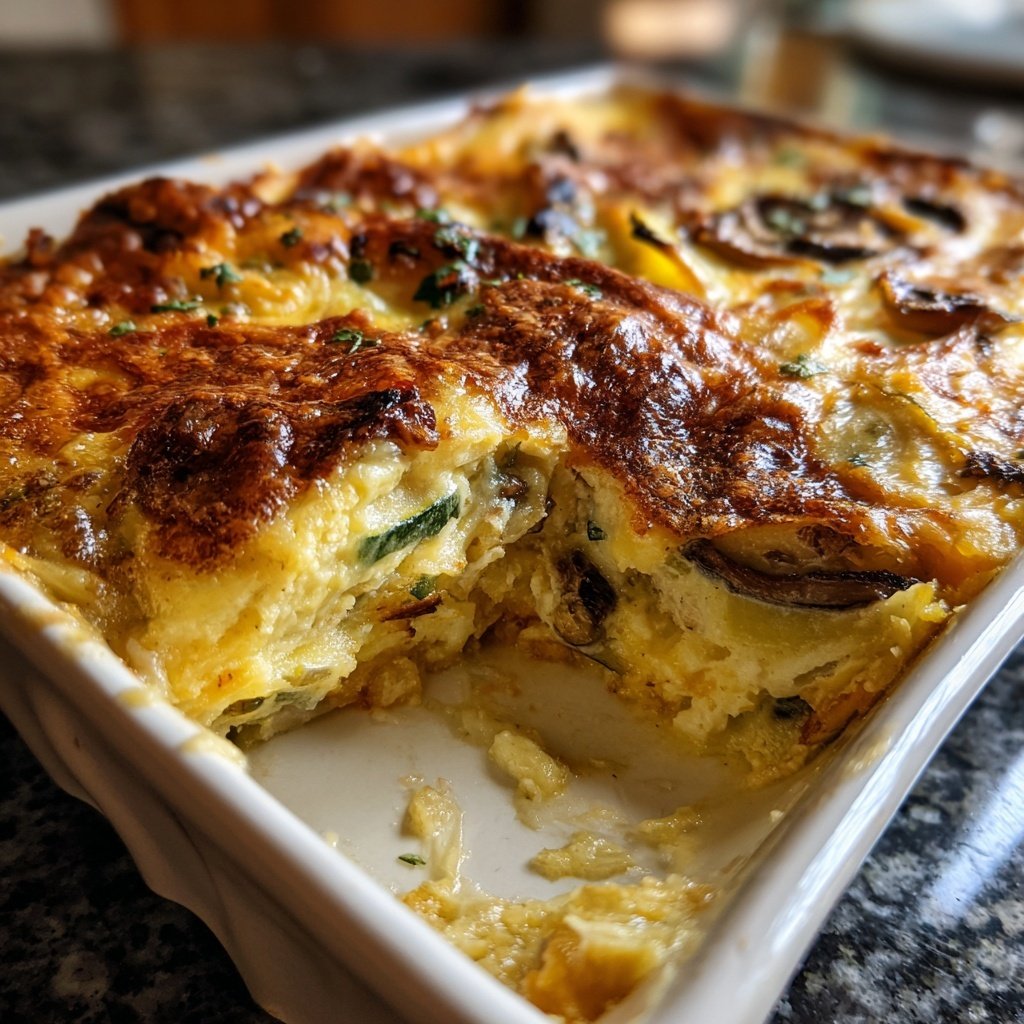 Gemüseauflauf mit Sahnesauce