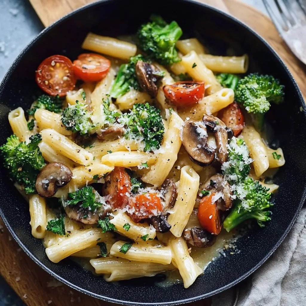 Gesunde Sahne-Brokkoli-Pasta