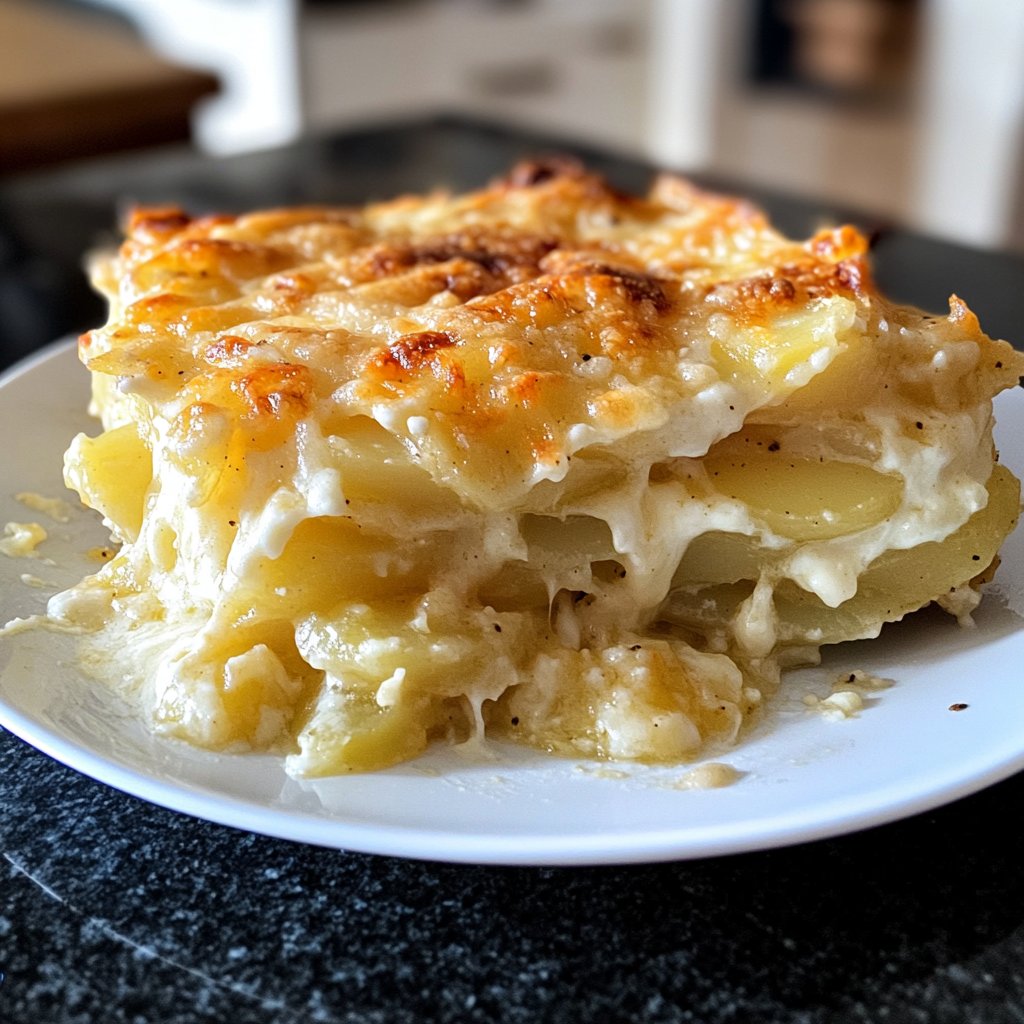 Kartoffelgratin mit Sahne