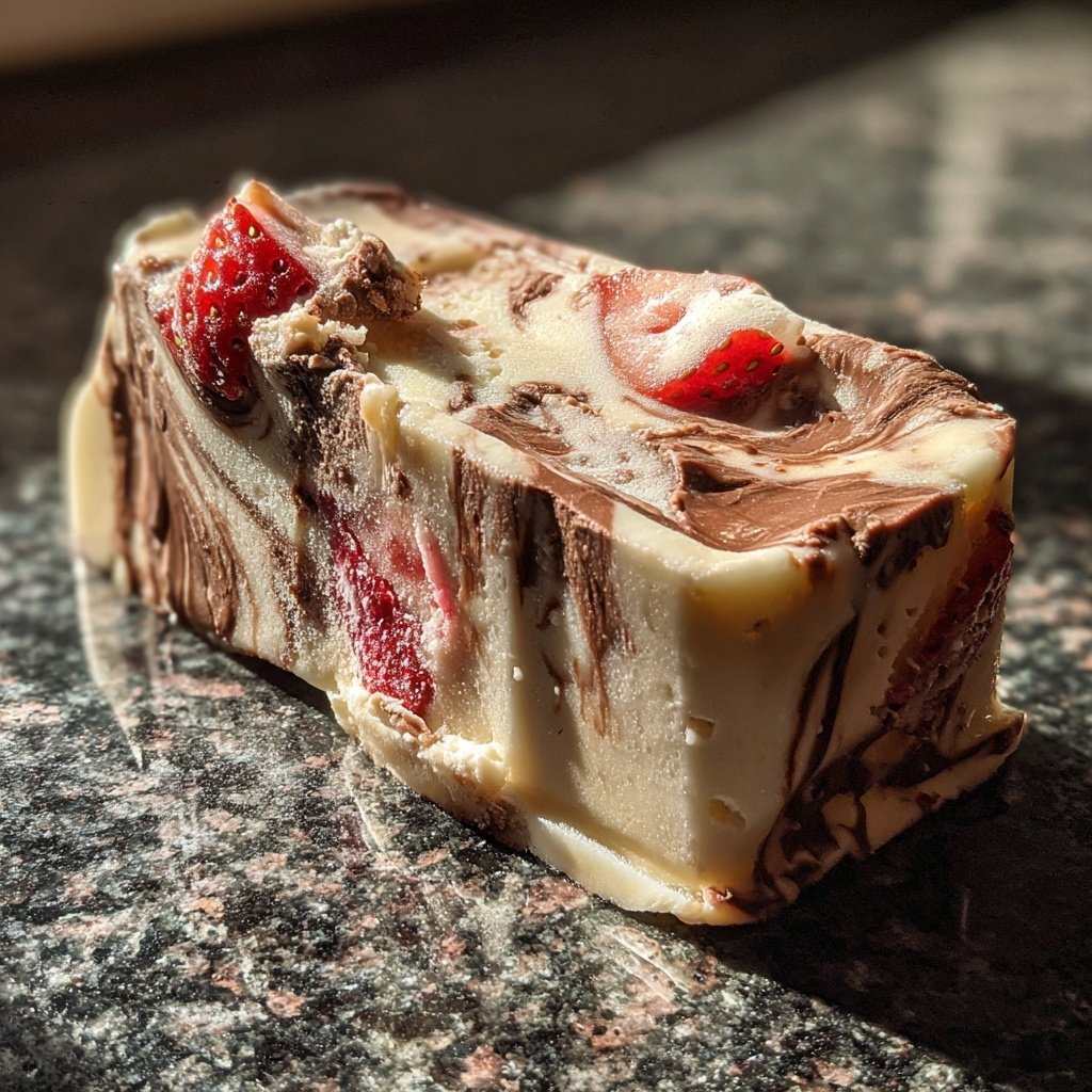 Schokoladen Erdbeer Eis