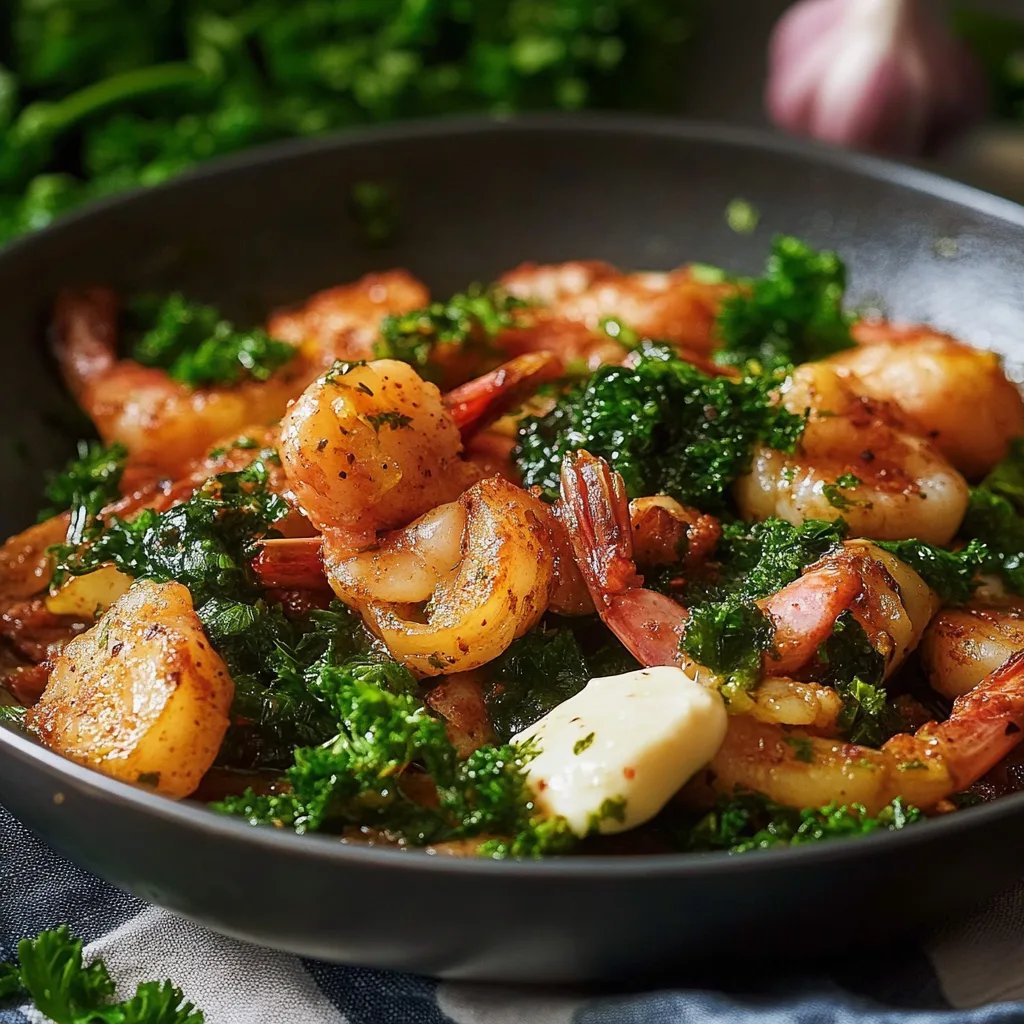Würziges Soulfood: aromatische Grünkohlpfanne!