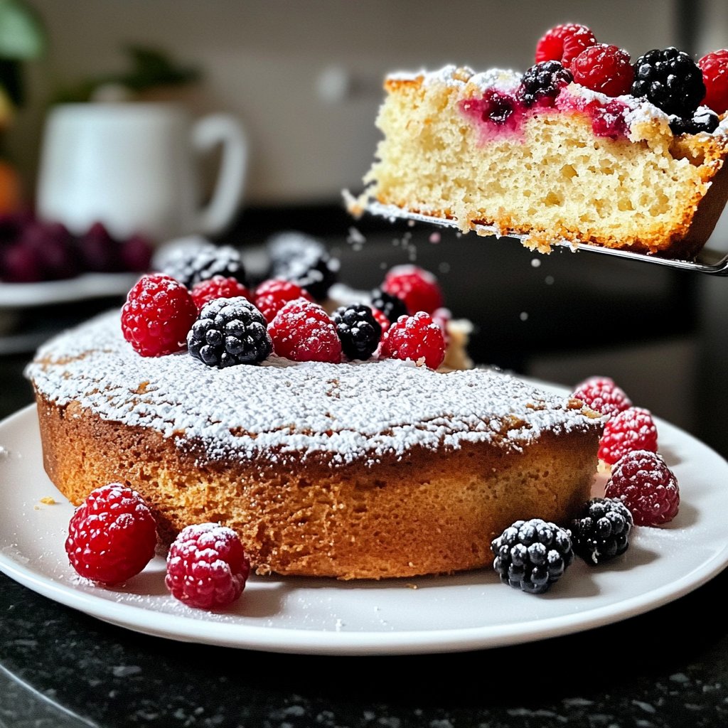 Kuchen mit wenigen Zutaten
