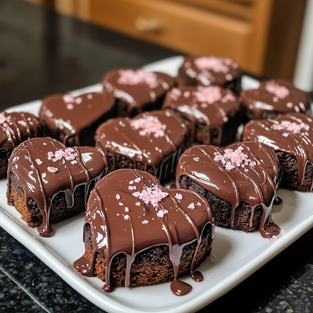 Valentinstag Desserts mit Schokolade