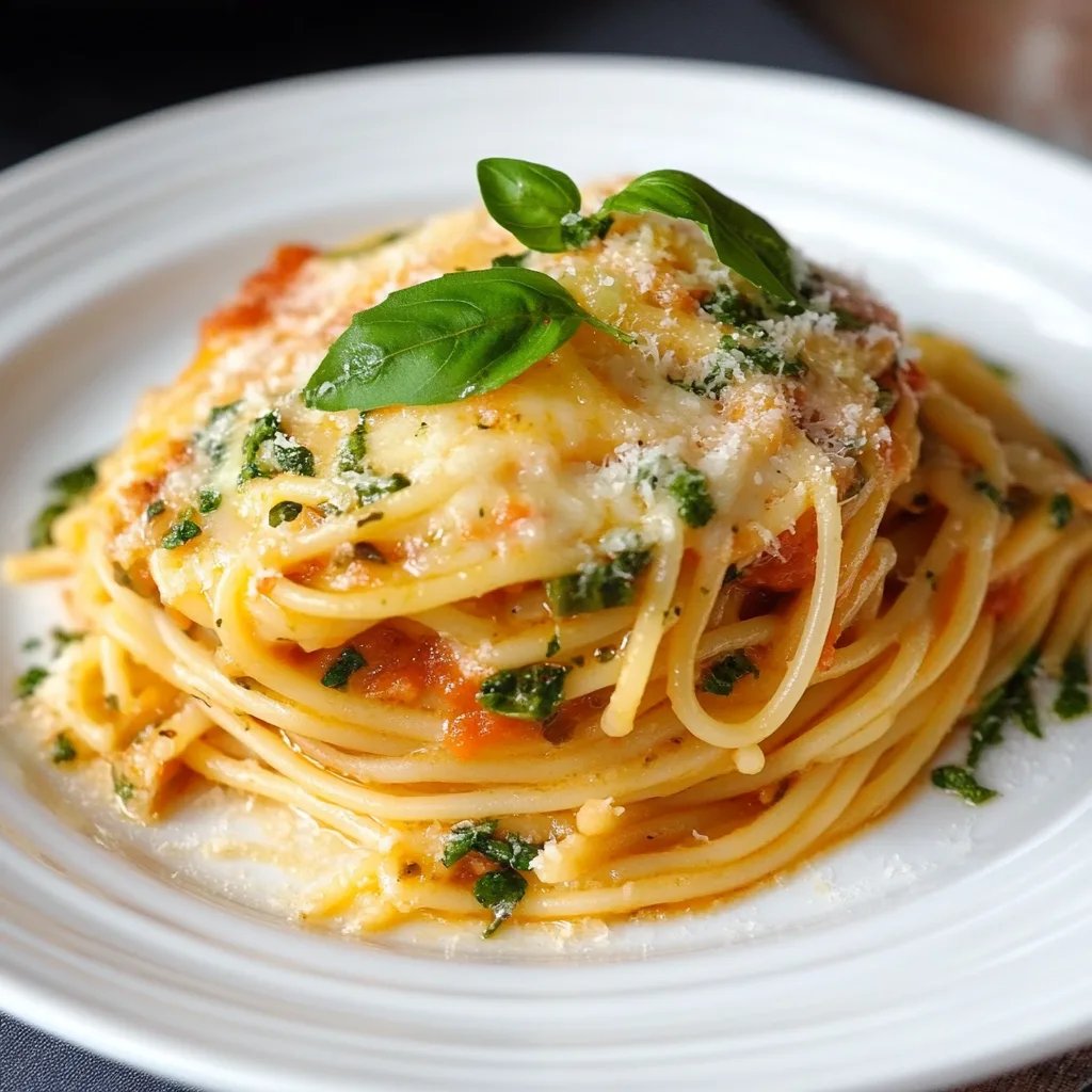 Spaghetti Auflauf vegetarisch