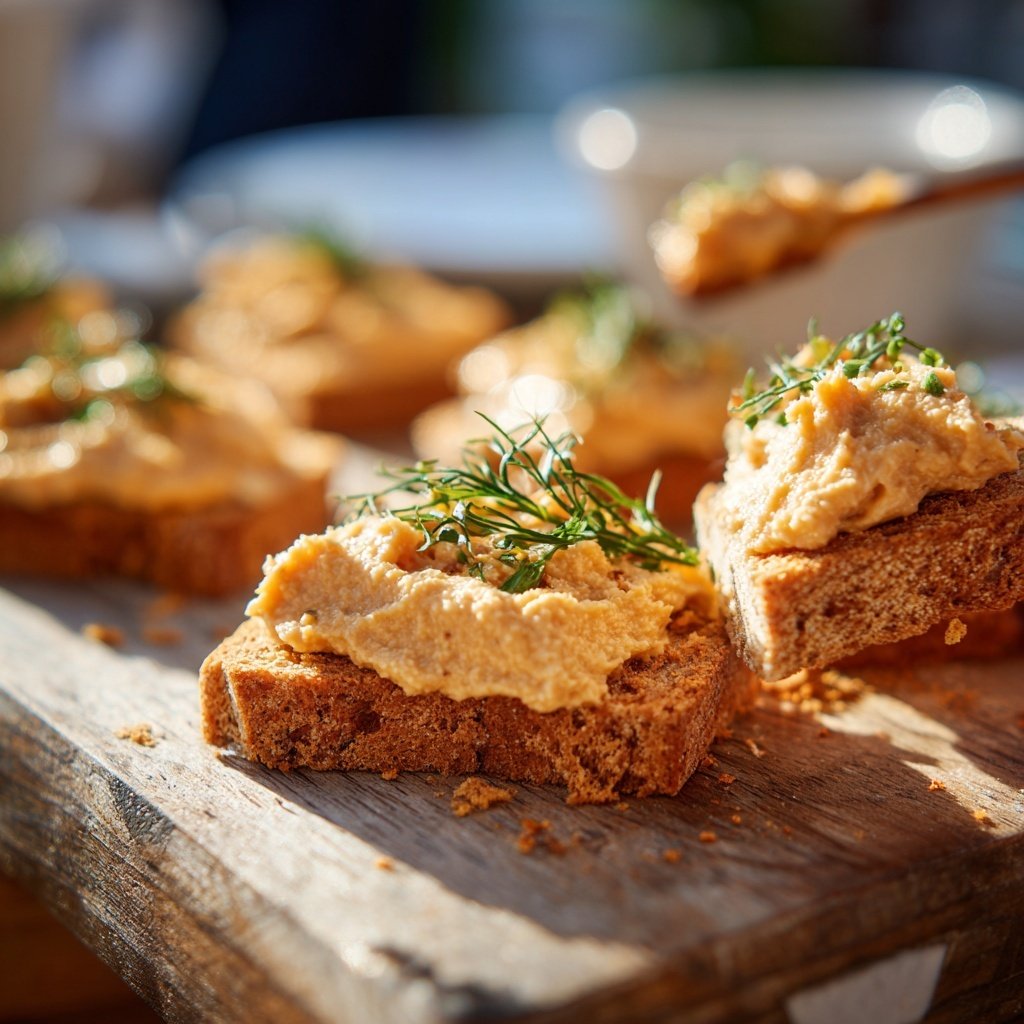 Canapés mit Feigenaufstrich