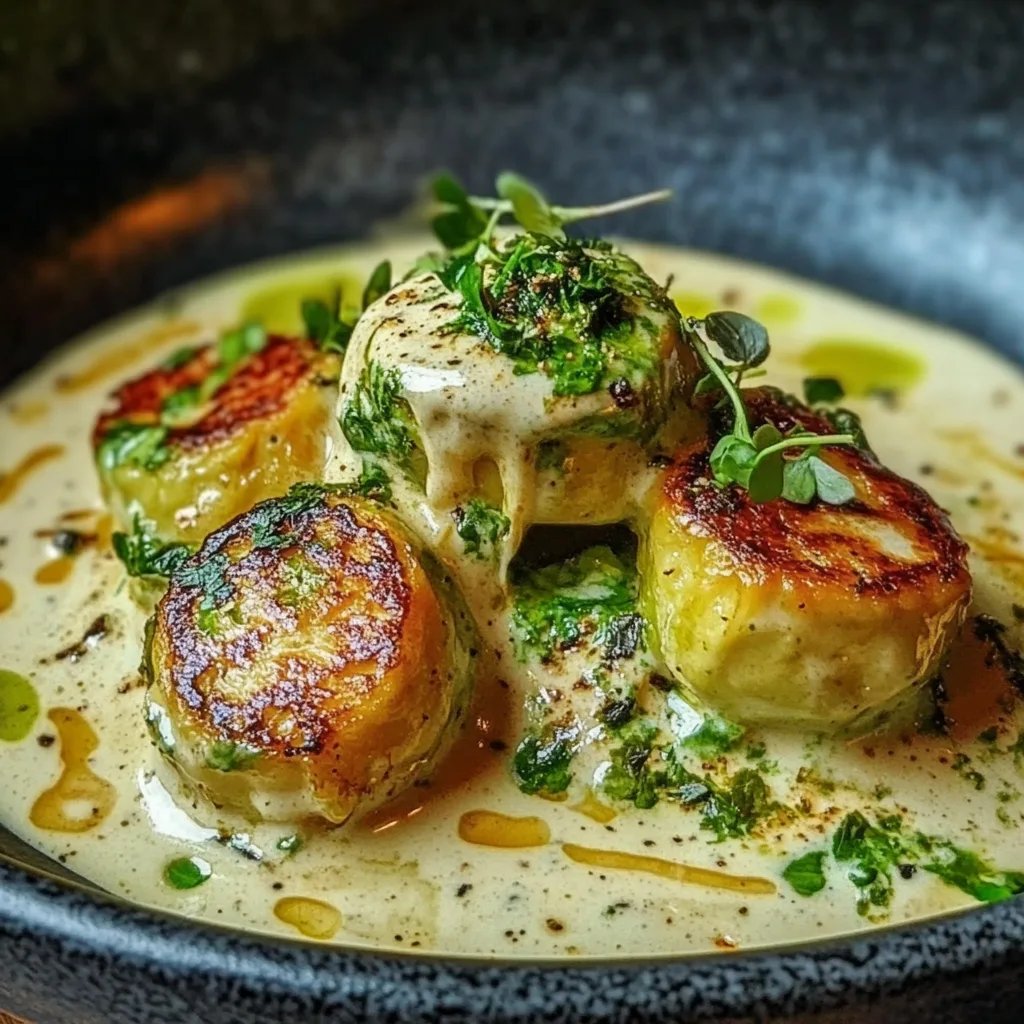 Rosenkohl in Frischkäse Senfsauce