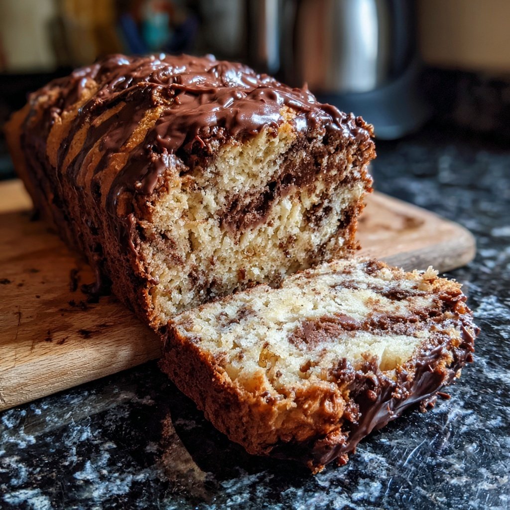 Bananenbrot mit Kakao
