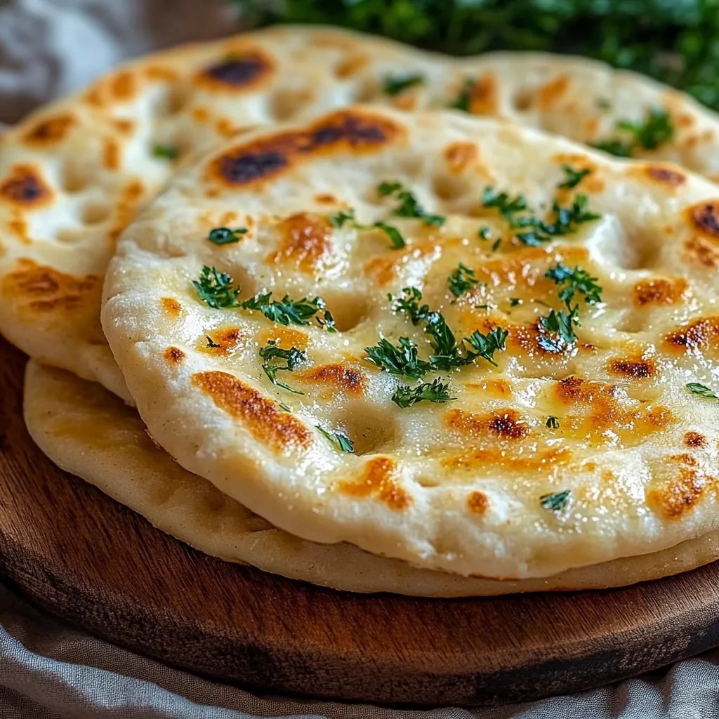 Hüttenkäse-Fladenbrot