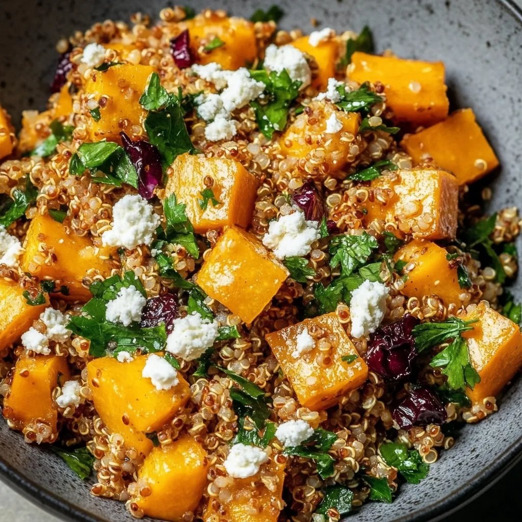 Kürbis-Quinoa-Salat