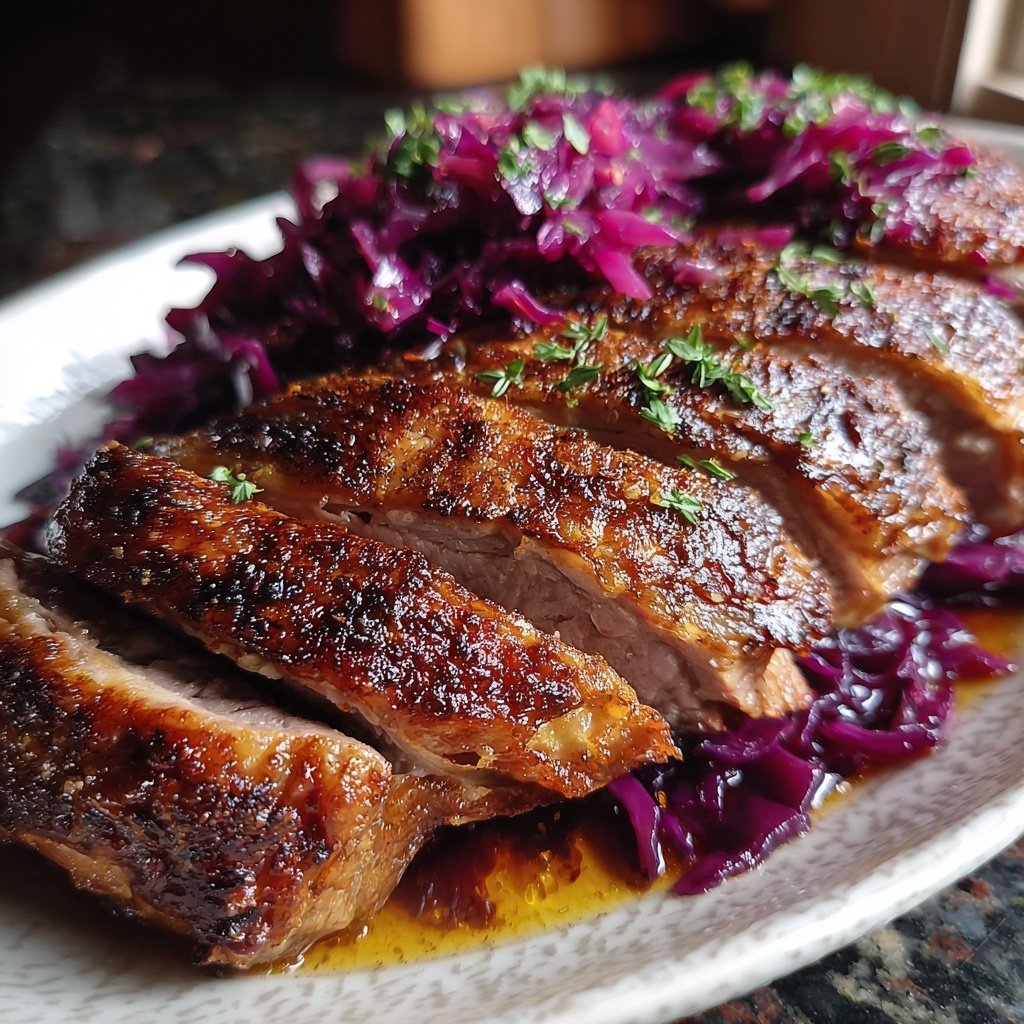 Saisonal & Festlich Weihnachtsgans mit Rotkohl