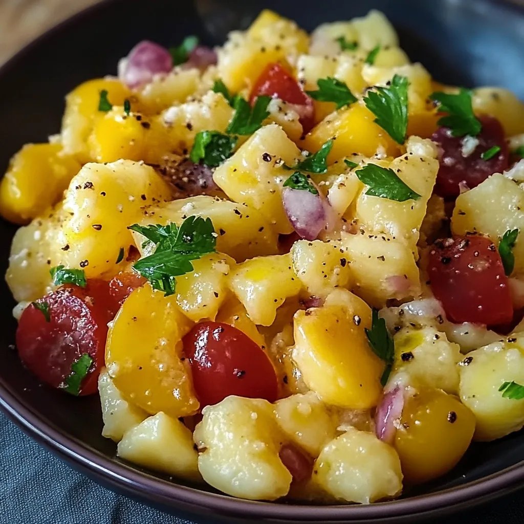 Weltbester Kartoffelsalat mit einfachem Essig-Öl-Dressing
