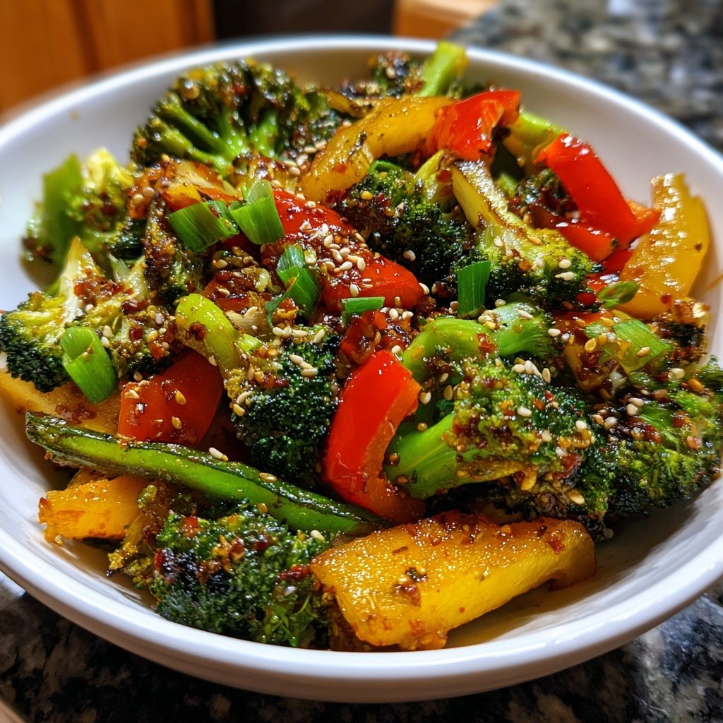 Brokkoli Pfanne Asiatisch