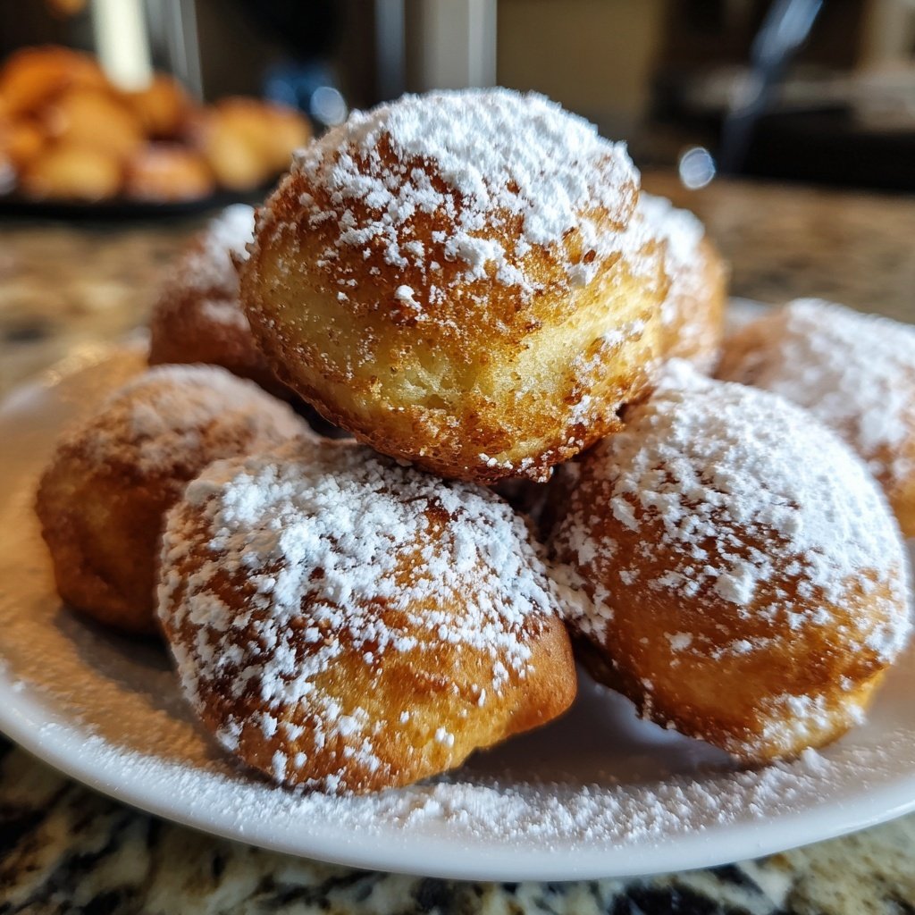 Quarkbällchen süß