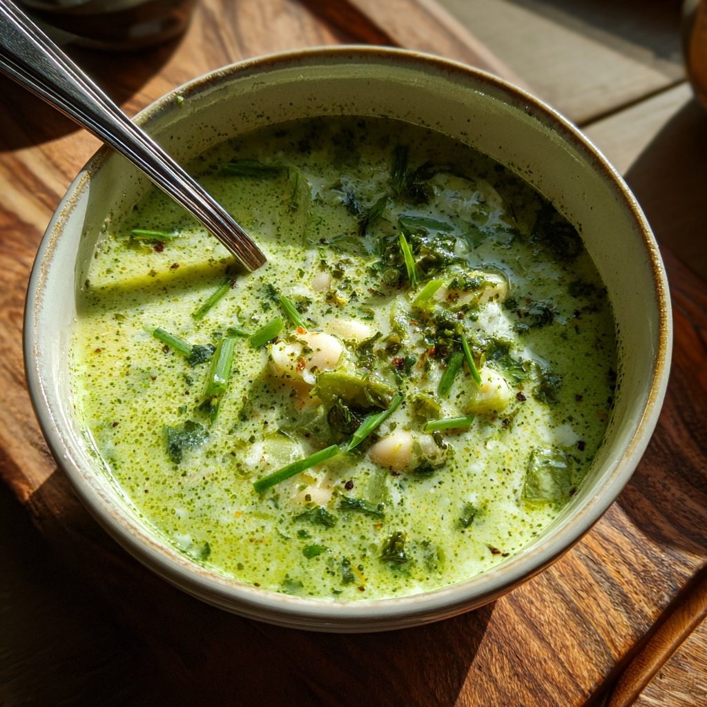 Toskanische Grünkohlsuppe mit weißen Bohnen