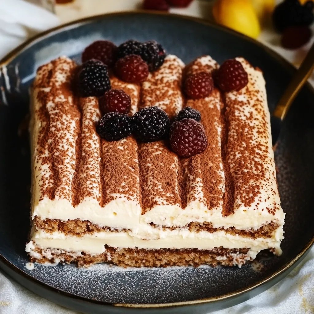 Tiramisu ohne Ei und Alkohol