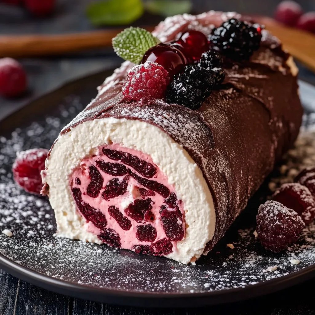 Schwarzwälder Kirsch-Rolle