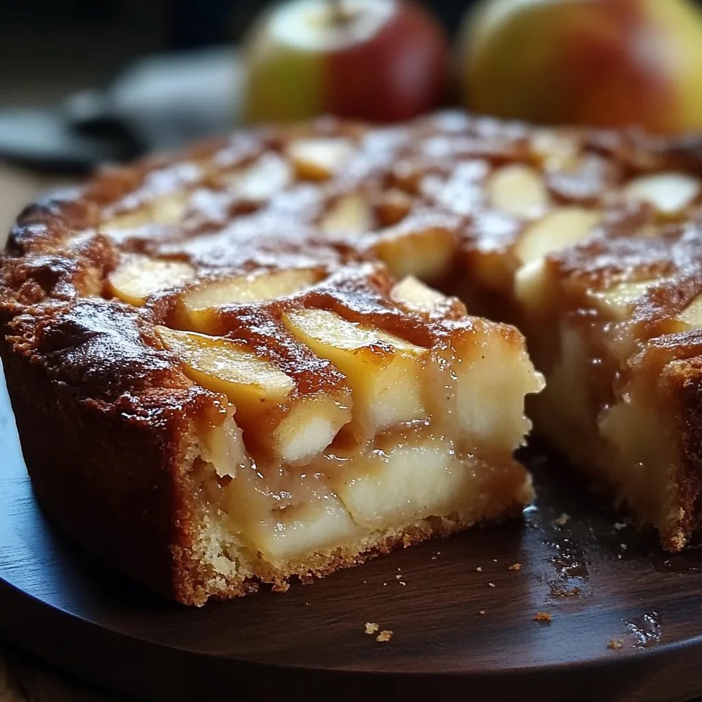 Zimtkuchen mit 400 g Äpfel in 15 Minuten zubereitet!